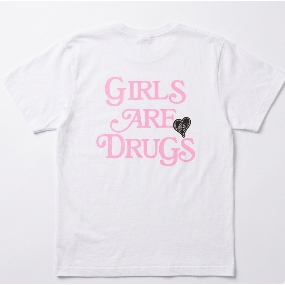 Viral Stud MuffinGirls Are Drugs Graphic T-Shirt Oversized Puff Print Tee L